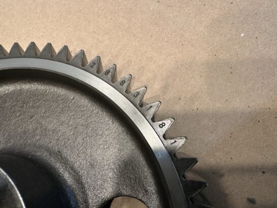 CUMMINS ISX12 11.9L DIESEL ENGINE REAR CAM GEAR 2883181 OEM - 290$ Picture 1 of 3 Picture 2 of 3