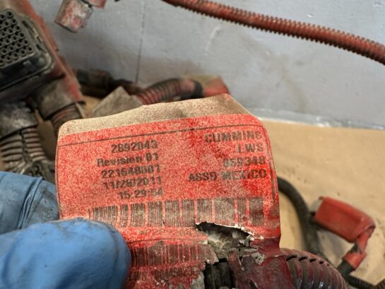 2011 CUMMINS ISX12 Diesel Engine Complete Main Wiring harness 2892043 OEM - 775$ Picture 1 of 7 Picture 2 of 7 Picture 3 of 7 Picture 4 of 7 Picture 5 of 7 Picture 6 of 7 Picture 7 of 7