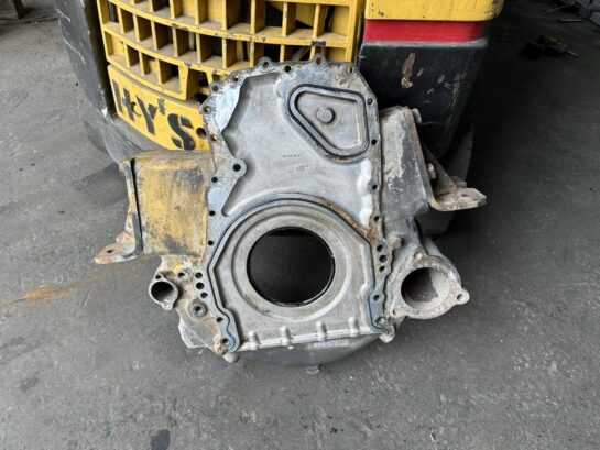 CAT C15 Caterpillar Diesel Engine Flywheel Housing 2234739 OEM - 1150$ Picture 1 of 7 Picture 2 of 7 Picture 3 of 7 Picture 4 of 7