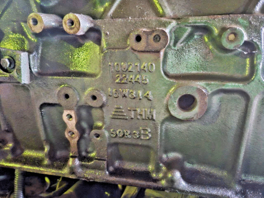 2016 Volvo VNL D13 455HP Diesel Engine Short Block Assembly 1002140 OEM - 4100$ Picture 1 of 10