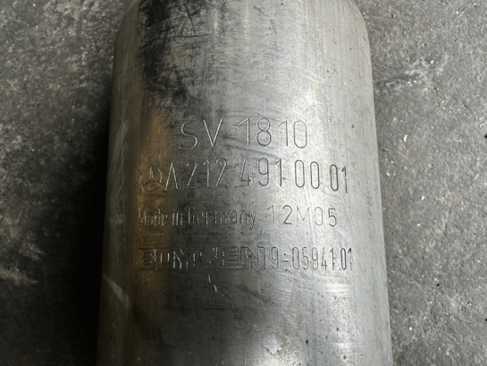 2012 MERCEDES C250 1.8T SPORT MID SECTION EXHAUST A 212 491 00 01 OEM 12 13 14 - 165$ Picture 1 of 2