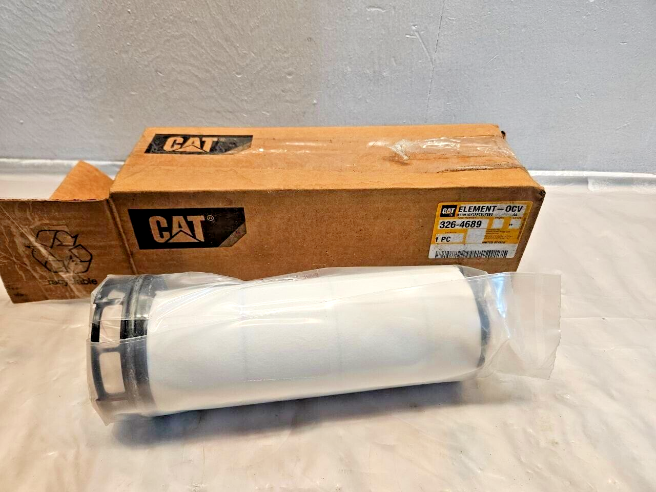 New CAT CATERPILLAR Crankcase Ventilation Element 326-4689 OEM - ABC ...