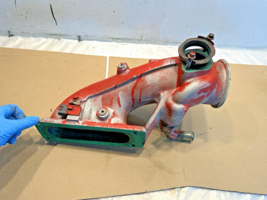 Cummins ISX12 Air Intake Connection With 2864823 Elbow 2883213 OEM - 230$ Picture 1 of 6 Picture 2 of 6 Picture 3 of 6 Picture 4 of 6