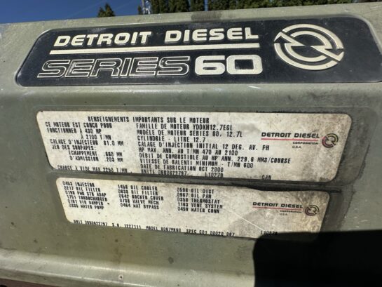 2000 Detroit Diesel 12.7L 60 Series 470HP Diesel Engine Long Block with Camshaft - 5800$ Picture 1 of 7 Picture 2 of 7 Picture 3 of 7 Picture 4 of 7