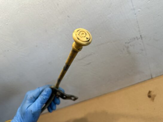 Caterpillar CAT C4.4 Diesel Engine Oil Gauge and Dipstick 3518188 Loader 910 OEM - 125$ Picture 1 of 3 Picture 2 of 3 Picture 3 of 3