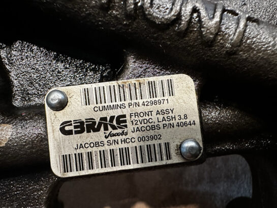 2012 Cummins ISX12 Diesel Engine Complete Jake Brake Set 4298971 and 4298972 OEM - 2250$ Picture 1 of 9 Picture 2 of 9 Picture 3 of 9 Picture 4 of 9 Picture 5 of 9