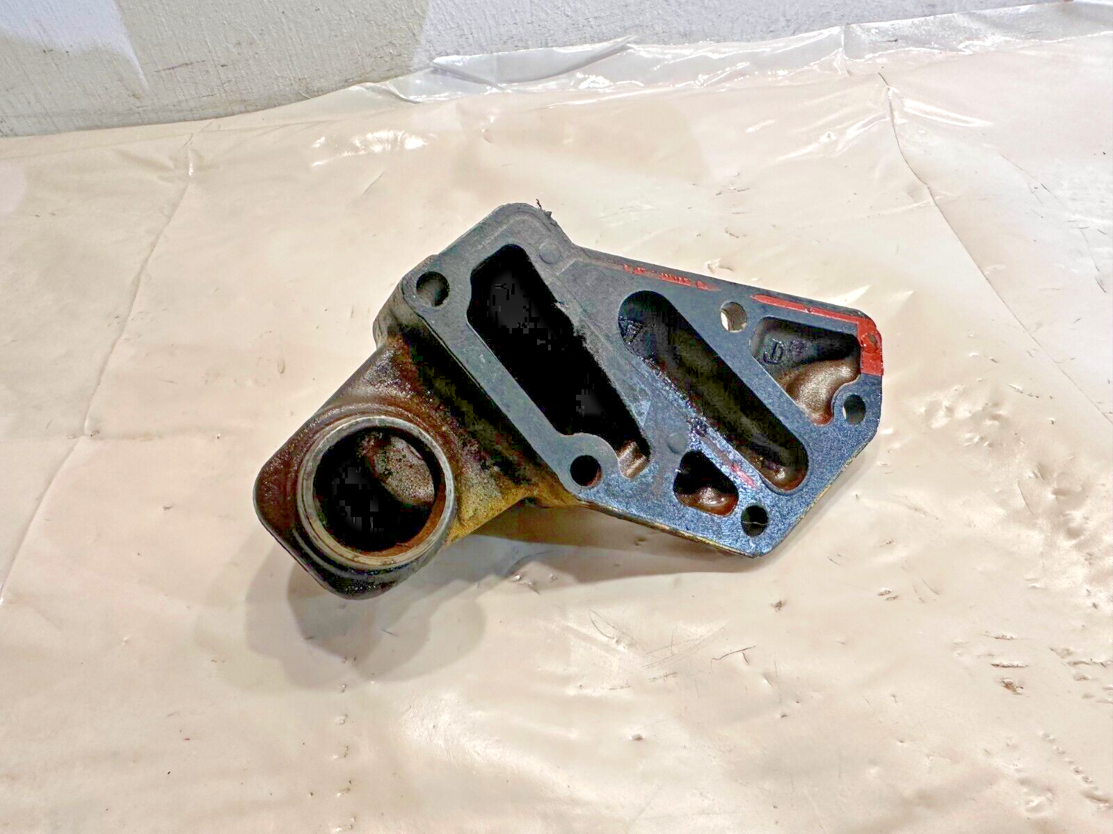 John Deere 6068 Diesel Engine Coolant Adapter R502811 OEM - 36$ Picture 1 of 4 Picture 2 of 4