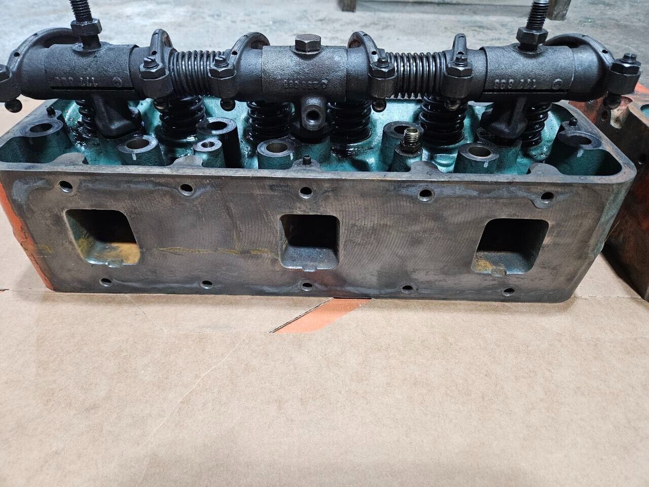 Scania DSC11 Diesel Engine Cylinder Head Assembly With Rocker Arms 1337361 OEM - 2565$ Picture 1 of 12 Picture 2 of 12 Picture 3 of 12 Picture 4 of 12 Picture 5 of 12 Picture 6 of 12 Picture 7 of 12 Picture 8 of 12 Picture 9 of 12 Picture 10 of 12