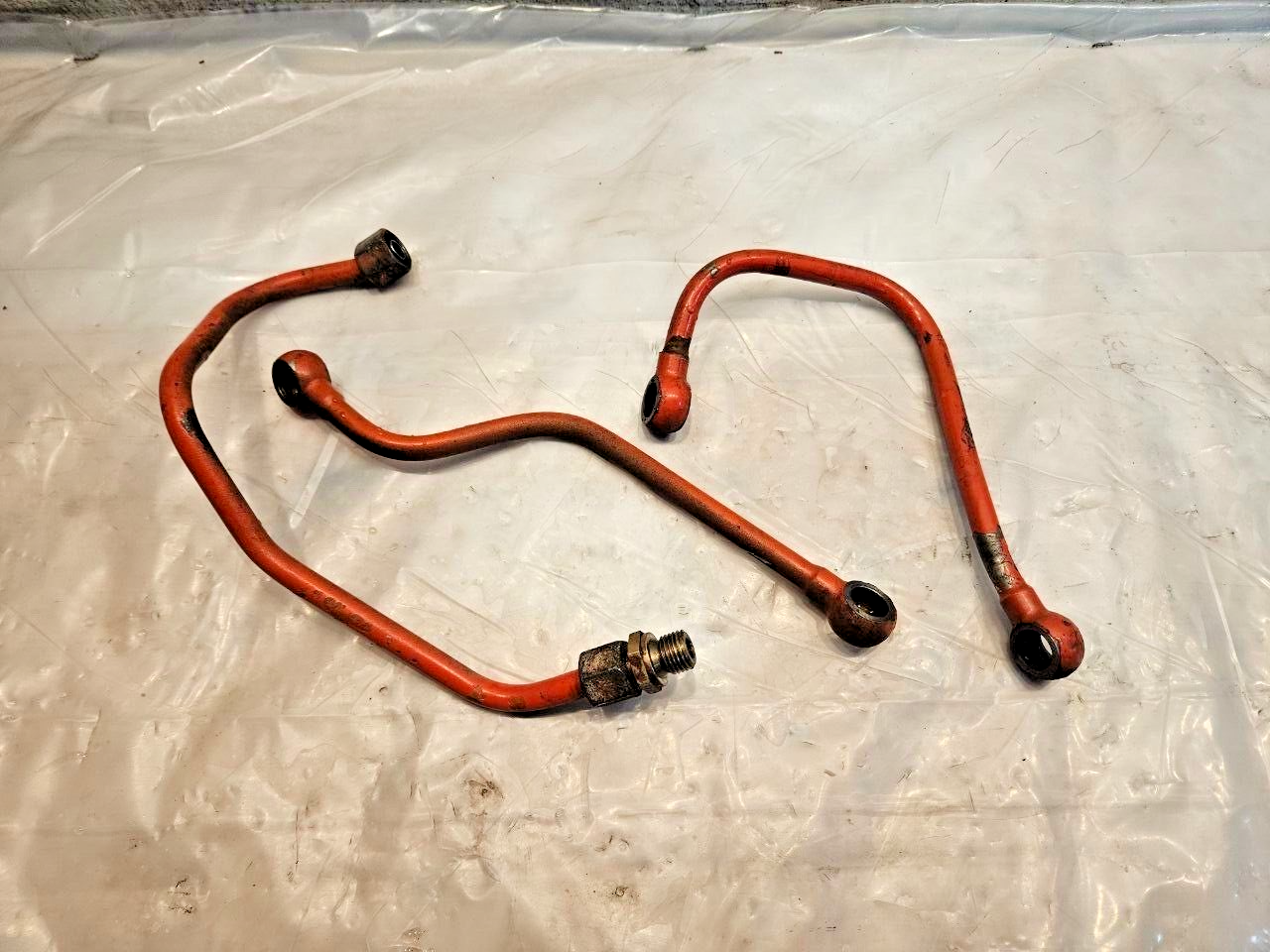 Set of 3 Scania DSC11 Diesel Engine Fuel Lines OEM - 81$ Picture 1 of 4