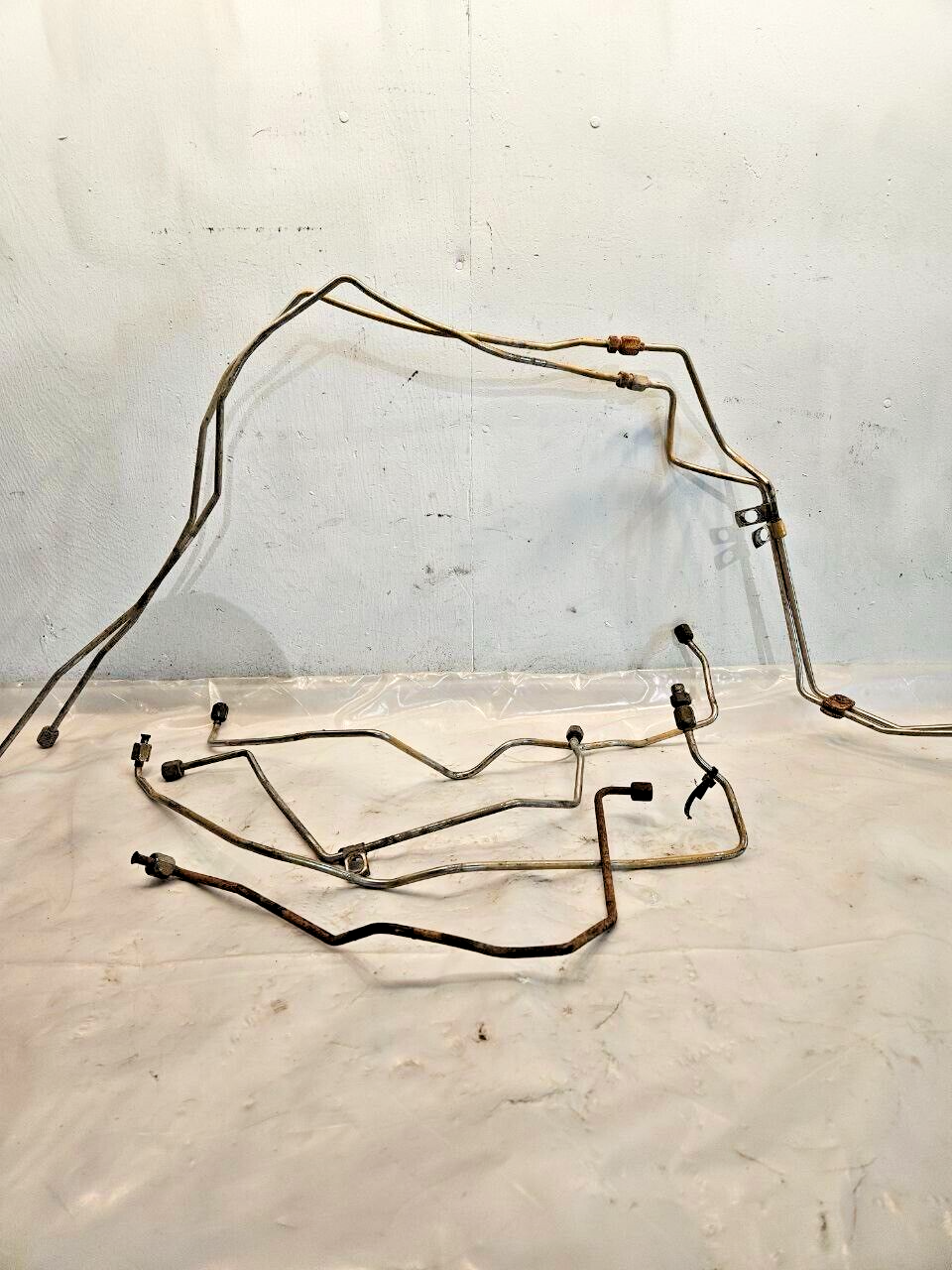 Set of 6 CAT C15 Acert Caterpillar Diesel Engine Fuel Lines OEM