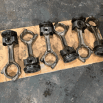 Set of 6 DETROIT DD15 ENGINE CONNECTING ROD & PISTON  P/N:  R A472 00 OEM - 900$ Picture 1 of 7 Picture 2 of 7 Picture 3 of 7 Picture 4 of 7 Picture 5 of 7 Picture 6 of 7 Picture 7 of 7 Picture 1 of 7