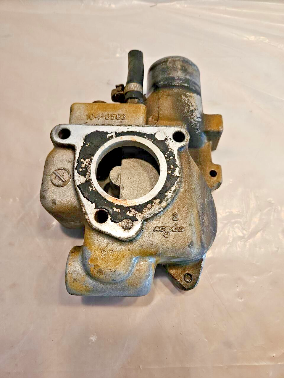 CAT 3406E Diesel Engine THERMOSTAT HOUSING 1048583 OEM