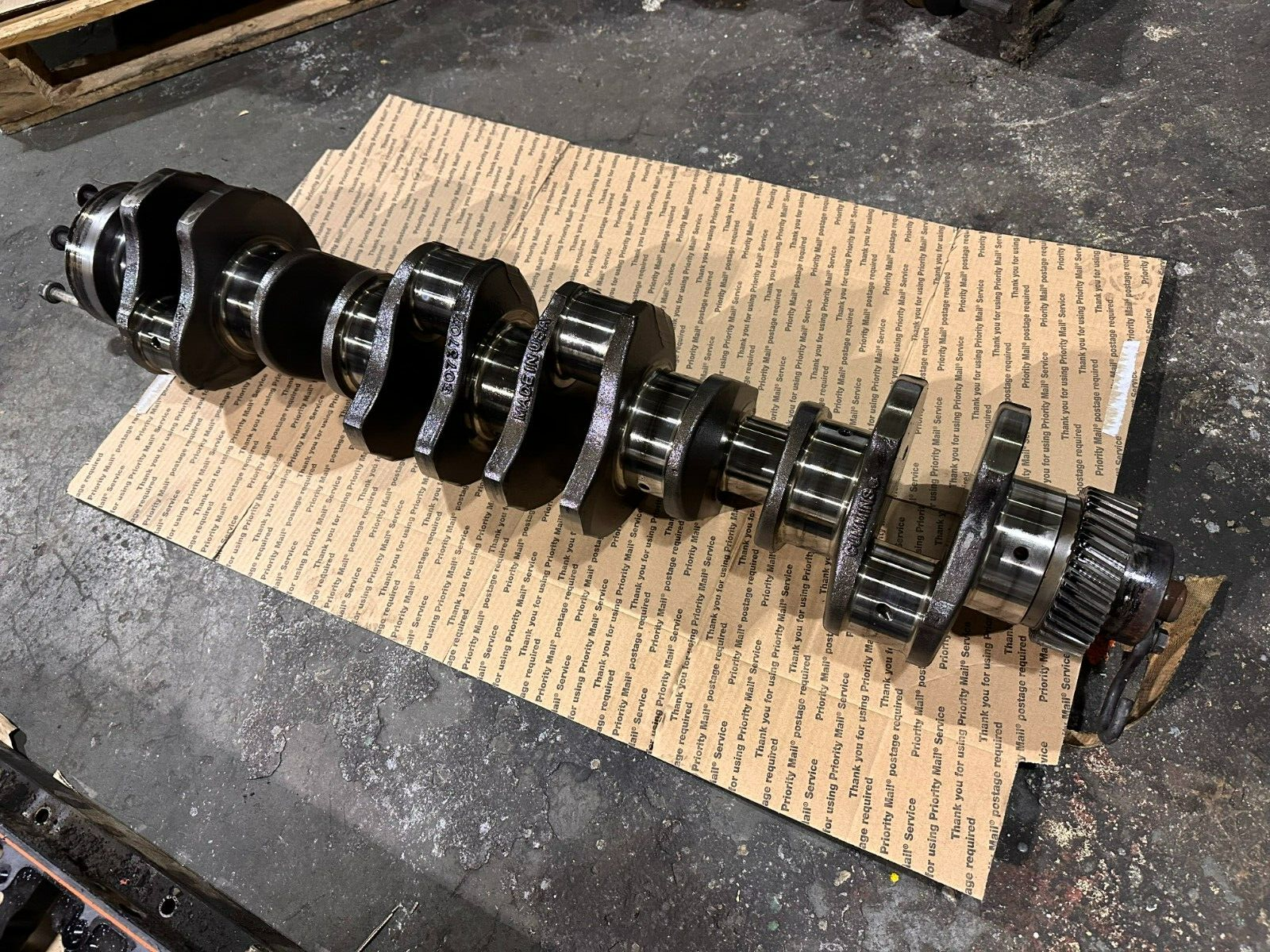 Cummins Celect ISM11 M11 QSM11 Diesel Engine Crankshaft 3073707 OEM