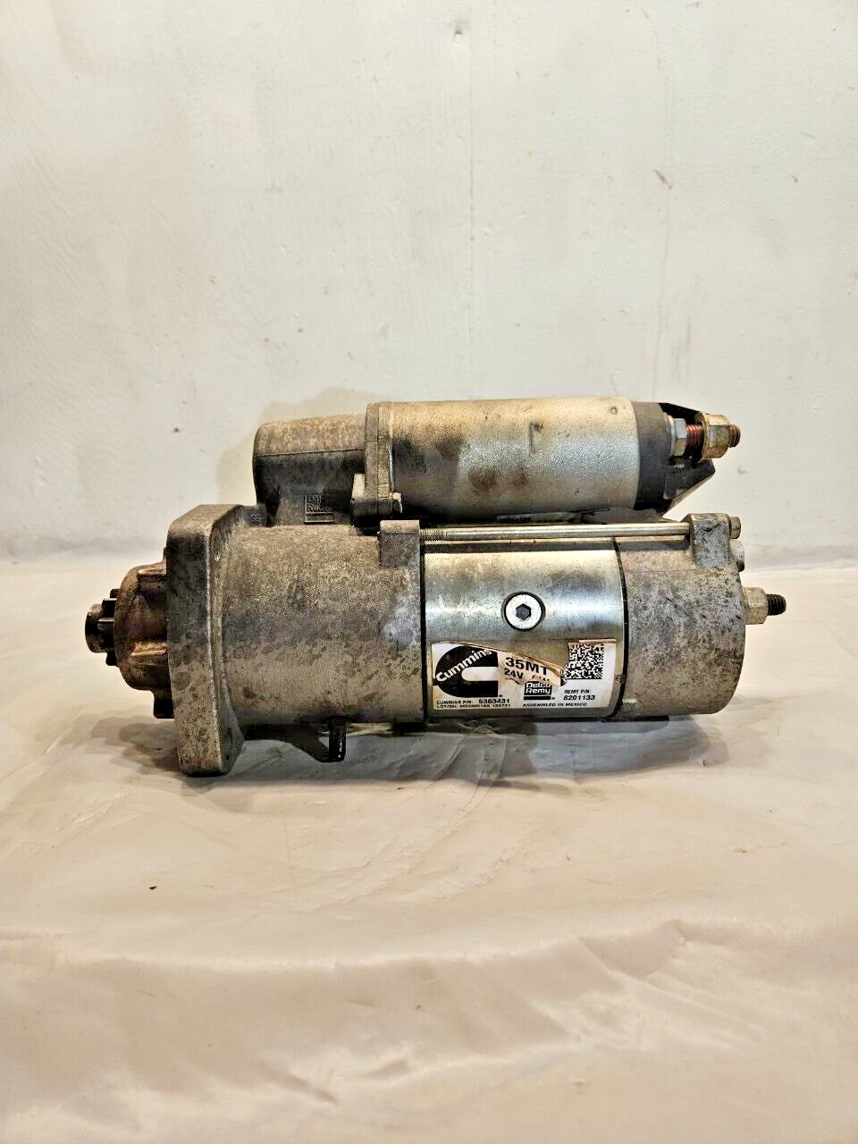 Cummins QSB 6.7l diesel engine starter motor Delco Remy 35MT 5363431 OEM