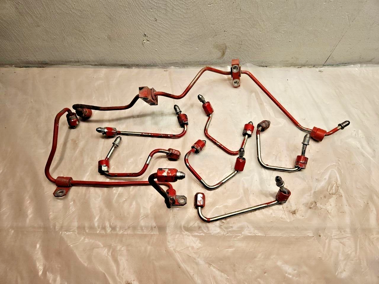 Set of 7 Cummins ISB 6.7 Diesel Engine High Pressure Fuel Lines OEM