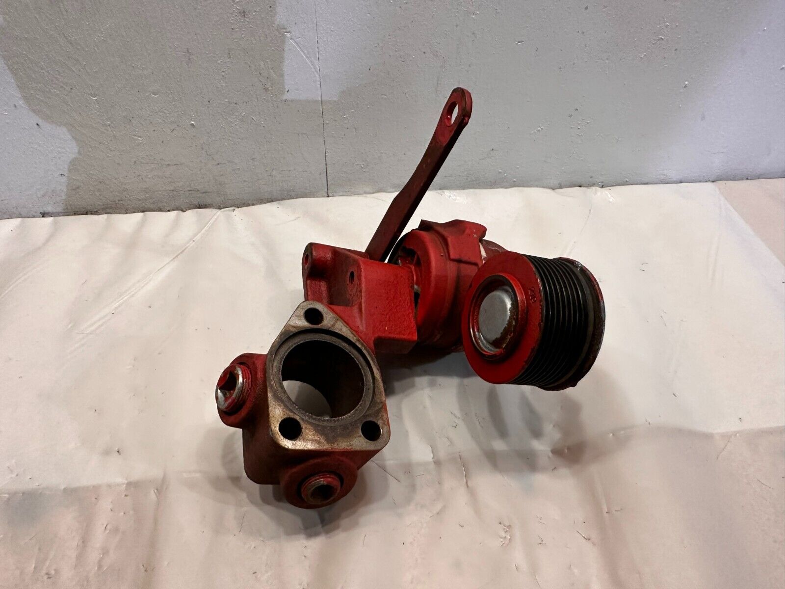 CUMMINS ISB 6.7 DIESEL ENGINE WATER INLET CONNECT w/ Belt T 4980683 3976834 OEM