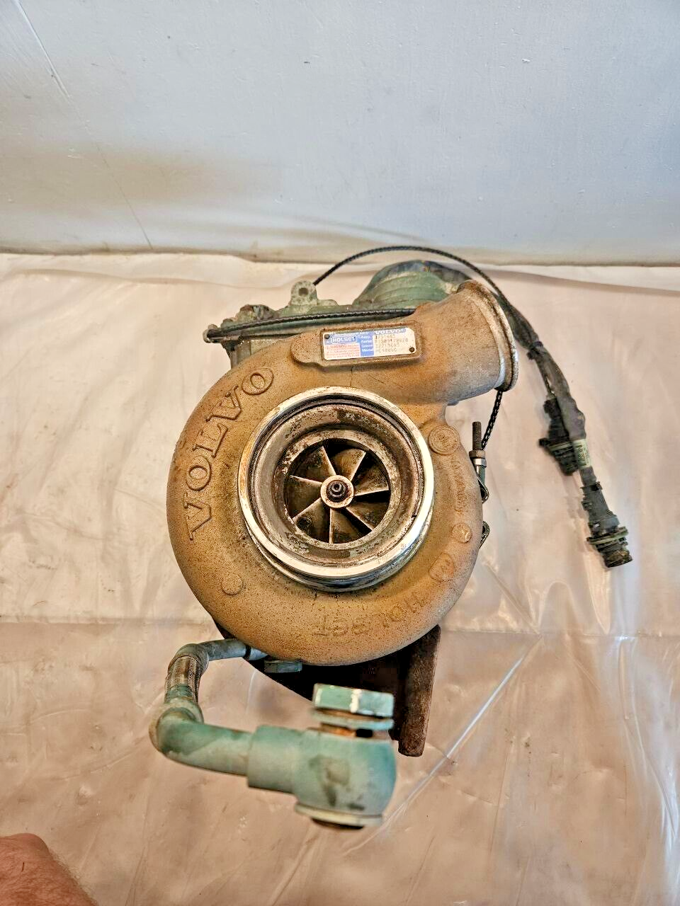 Holset Volvo D13 Mack MP8 HE400VG Turbocharger 22215685 w/ Actuator OEM 3791465