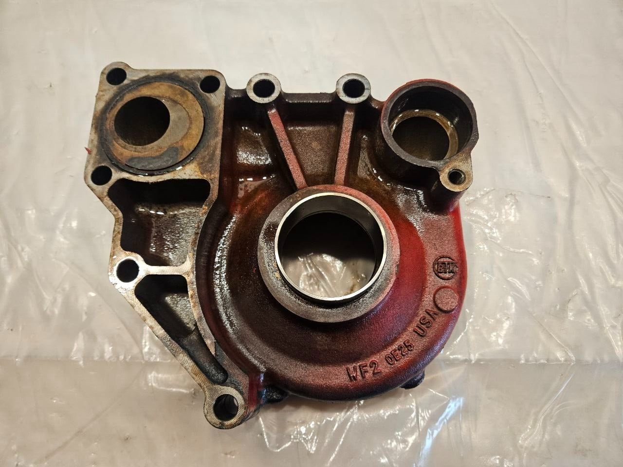 CUMMINS ISX15 DIESLE ENGINE WATER PUMP HOUSING 3683653/3683653 OEM