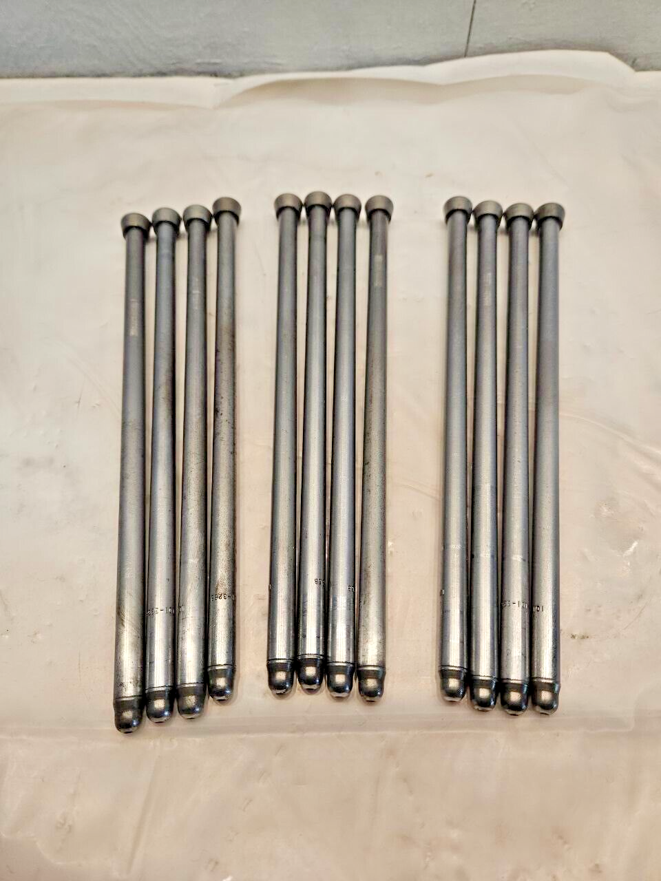 Set of 12 CATERPILLAR CAT 3126 Diesel Engine Valve Push Rods 101-3268 OEM