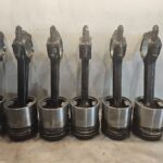 Set of 6 Cummins Big Cam 3 NT 855 Diesel Engine connecting rods and pistons OEM - 1080$ Picture 1 of 4 Picture 2 of 4 Picture 3 of 4 Picture 4 of 4 Picture 1 of 4 Picture 2 of 4