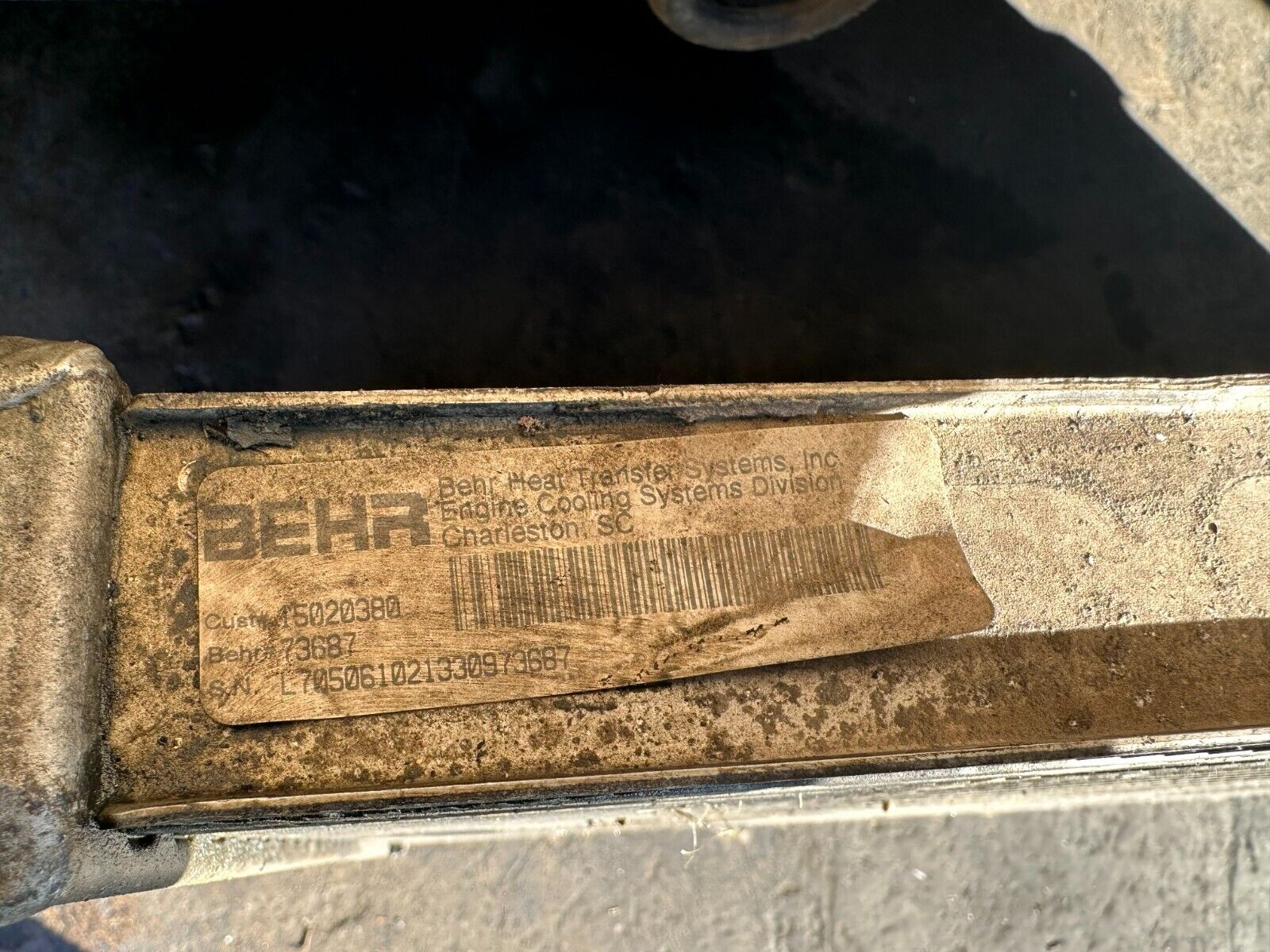 01-05 Chev Silverado/GMC Sierra LB7 LLY Duramax Behr Intercooler GM 15020380 OEM - 247.5$ Picture 1 of 5 Picture 2 of 5 Picture 3 of 5 Picture 4 of 5