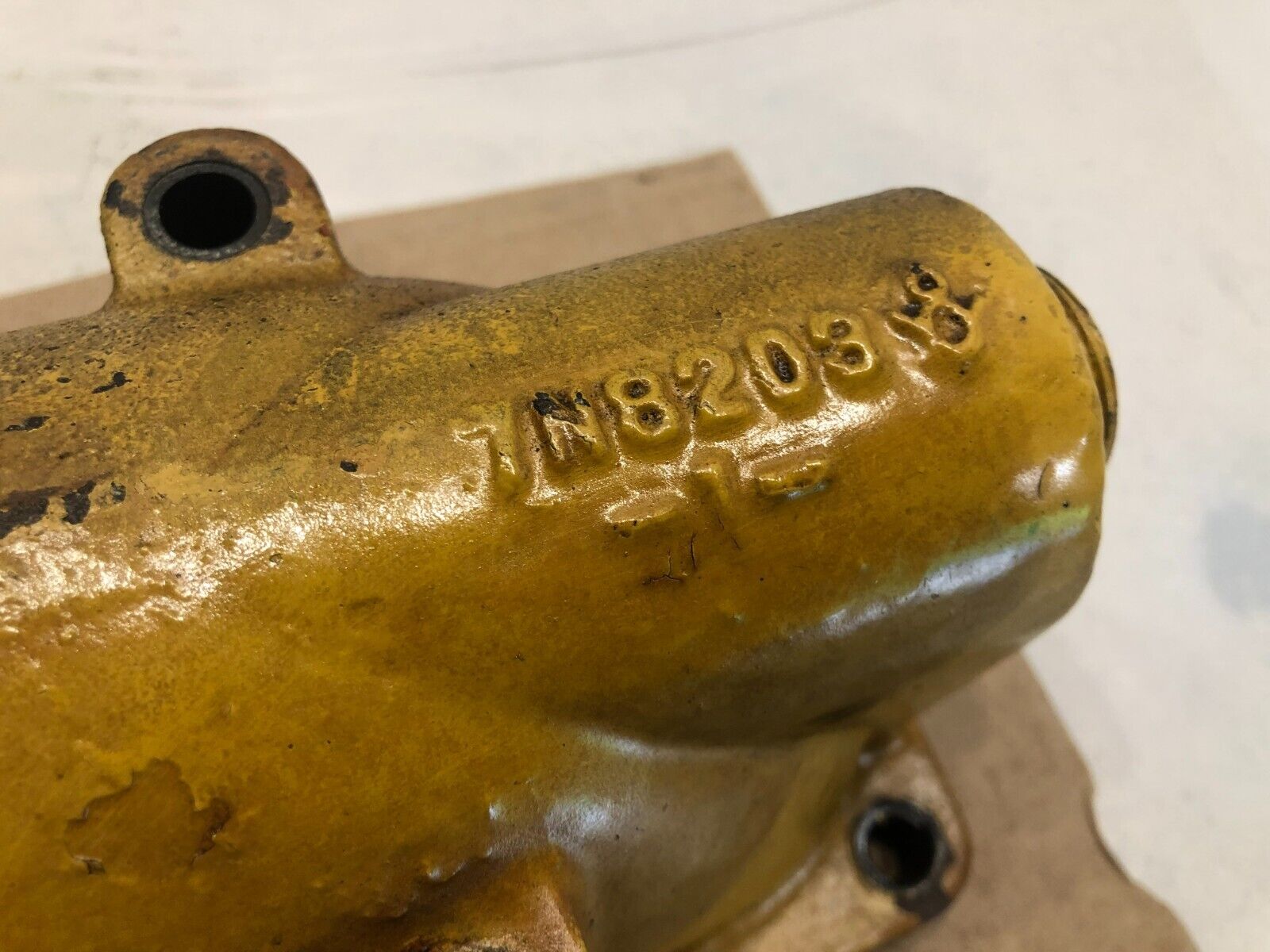 CAT 3406B Caterpillar Diesel Engine Oil Cooler Upper Bonnet 7N8203 OEM - 215$ Picture 1 of 6 Picture 2 of 6 Picture 3 of 6