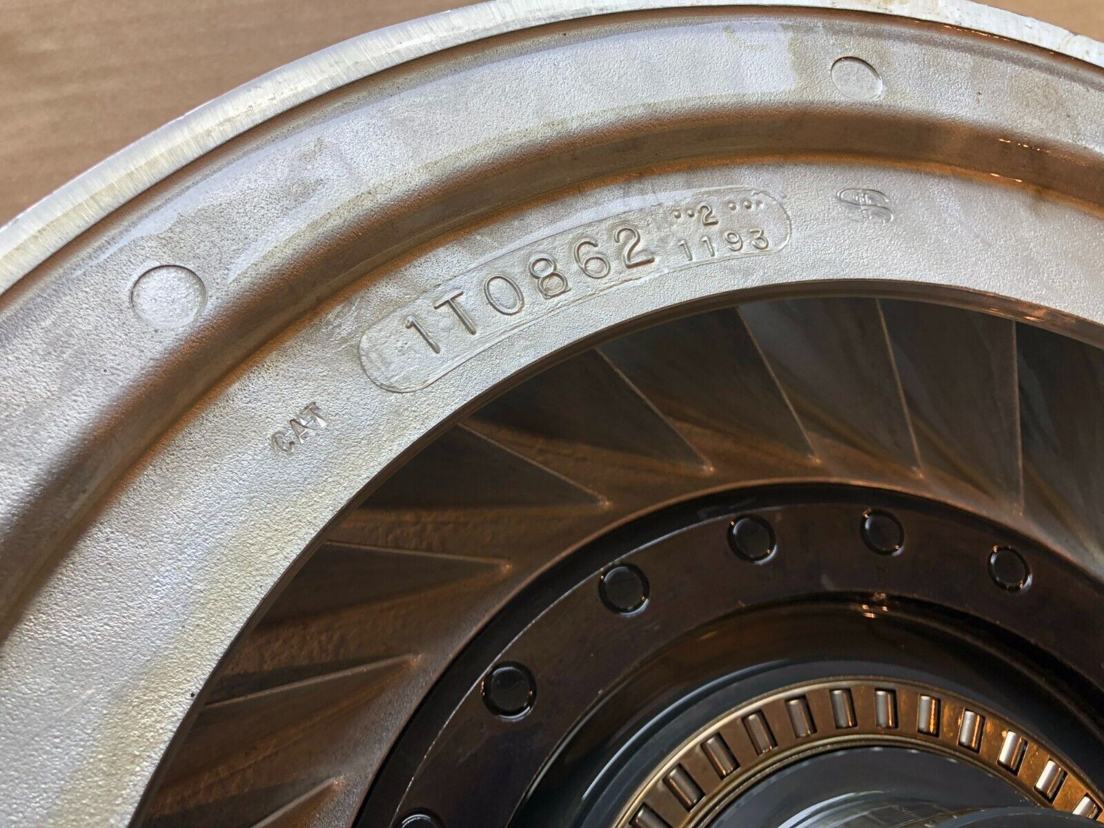 Caterpillar 3406B CAT Diesel Engine TORQUE CONVERTER TURBINE 1T0862 OEM - 975$ Picture 1 of 7 Picture 2 of 7 Picture 3 of 7 Picture 4 of 7 Picture 5 of 7 Picture 6 of 7