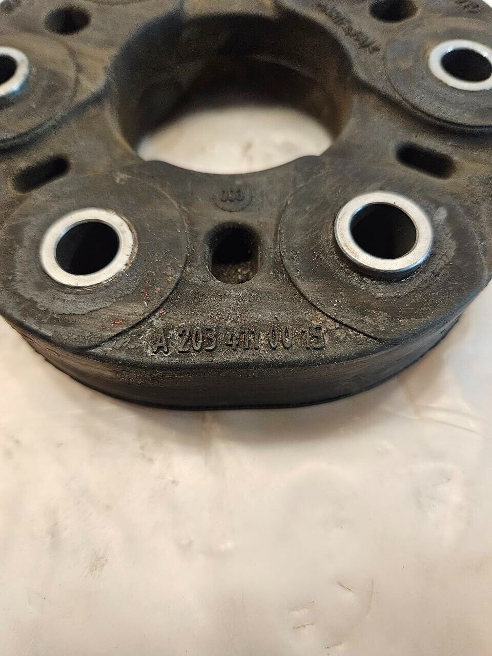 Set of 2 Mercedes-Benz W203 W211 Prop Shaft Rubber Flex Disc A2034110015 OEM - 63$ Picture 1 of 6 Picture 2 of 6