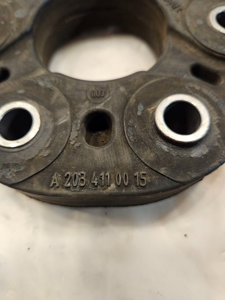 Set of 2 Mercedes-Benz W203 W211 Prop Shaft Rubber Flex Disc A2034110015 OEM - 63$ Picture 1 of 6 Picture 2 of 6 Picture 3 of 6 Picture 4 of 6 Picture 5 of 6