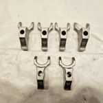 Set of CAT C15 ACERT diesel engine injector hold down clamps 2610670 OEM - 148.5$ Picture 1 of 5 Picture 2 of 5 Picture 3 of 5 Picture 4 of 5 Picture 5 of 5 Picture 1 of 5