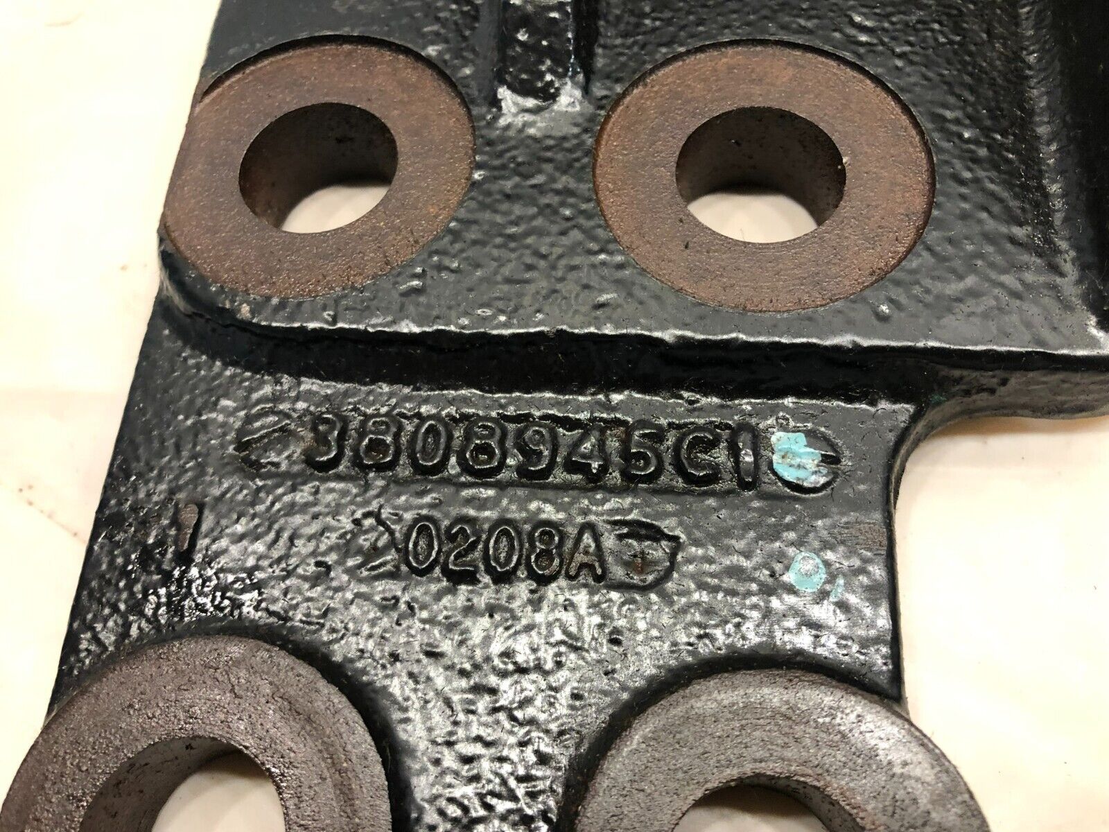 MAXXFORCE 13 REAR ENGINE MOUNT BRACKET 3808945C1 INTERNATIONAL PROSTAR - 90$ Picture 1 of 5 Picture 2 of 5 Picture 3 of 5