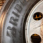 Bridgestone M713 Ecopia Commercial Tire and Rim 11/R22.5 54921 - 585$ Picture 1 of 7 Picture 2 of 7 Picture 3 of 7 Picture 4 of 7 Picture 5 of 7 Picture 6 of 7 Picture 7 of 7 Picture 1 of 7 Picture 2 of 7 Picture 3 of 7 Picture 4 of 7