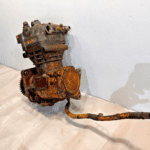 Caterpillar C13 Diesel Engine Bendix Tu Flo Brake Air Compressor T5011432 OEM -  Picture 1 of 7 Picture 2 of 7 Picture 3 of 7 Picture 4 of 7 Picture 5 of 7 Picture 6 of 7 Picture 7 of 7 Picture 1 of 7 Picture 2 of 7 Picture 3 of 7