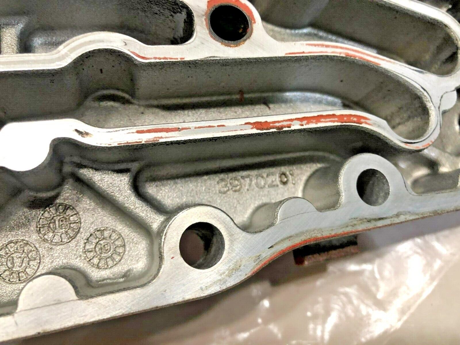 Cummins ISB 6.7 Diesel Engine Oil Filter Base Cooling Cover 3970201 OEM - 95$ Picture 1 of 6 Picture 2 of 6 Picture 3 of 6 Picture 4 of 6 Picture 5 of 6 Picture 6 of 6