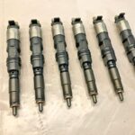 Set of 6 John Deere Diesel Engine 6068 HF485 CR Fuel Injectors RE529118 OEM - 1102.5$ Picture 1 of 5 Picture 2 of 5 Picture 3 of 5 Picture 4 of 5 Picture 5 of 5 Picture 1 of 5