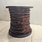 6 Gauge ENAMEL COATED SOLID COPPER WIRE 6 AWG 4.1mm 1000 FEET ROLL - 1150$ Picture 1 of 7 Picture 2 of 7 Picture 3 of 7 Picture 4 of 7 Picture 5 of 7 Picture 6 of 7 Picture 7 of 7 Picture 1 of 7 Picture 2 of 7